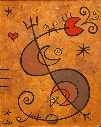 serpente cosmico - a Paint Artowrk by Quetzal